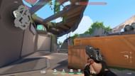 Scans left pyramid area and A-long (Screengrab from the game)